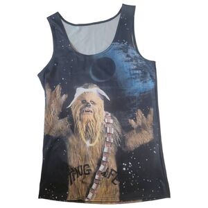 Star Wars Chewbacca "Thug Life" Tank Top Size Large